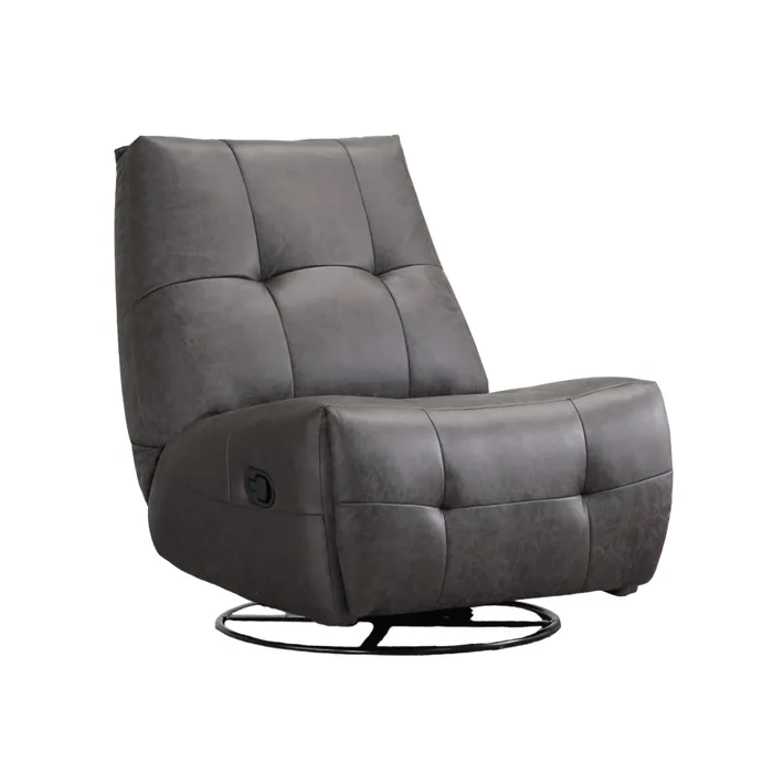 BERGERE RECLINABLE GIRATORIO MECEDORA ARIES SMOKE GREY - 3