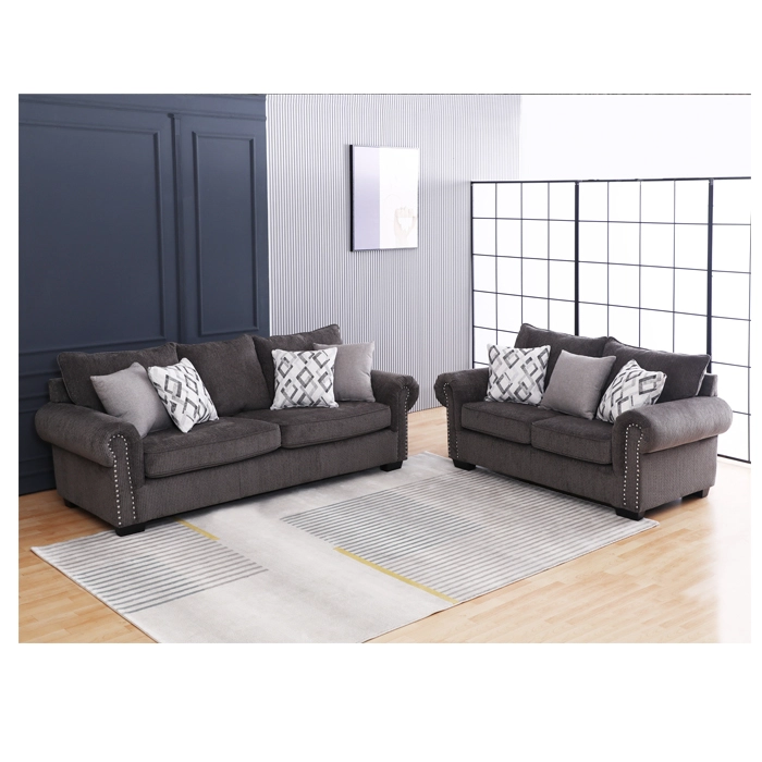 SOFA 2 CUERPOS CASEY GRAY (175 X 95 X 90 CM). - 3