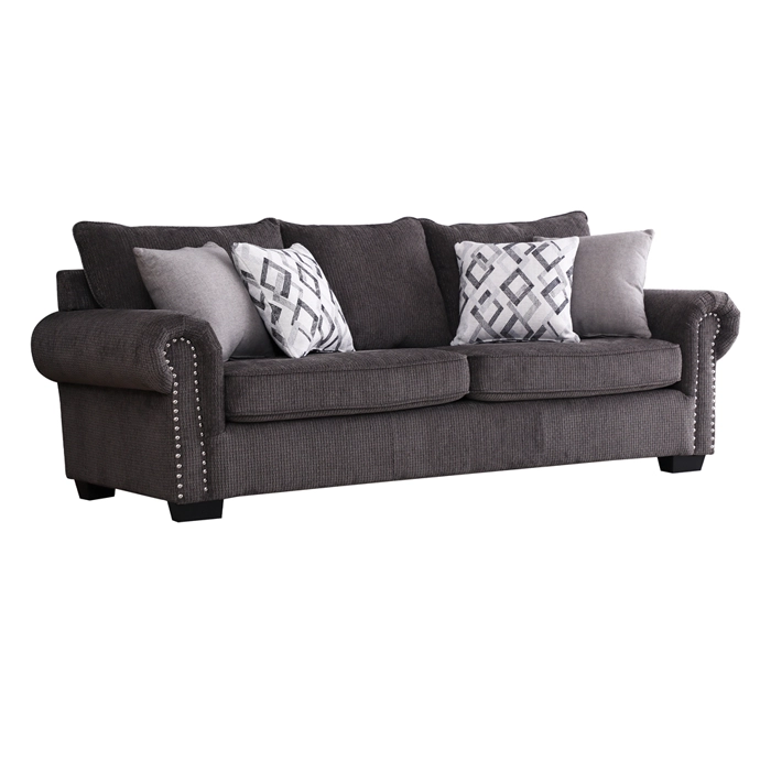 SOFA 3 CUERPOS CASEY GRAY (235 X 95 X 90 CM) - 1