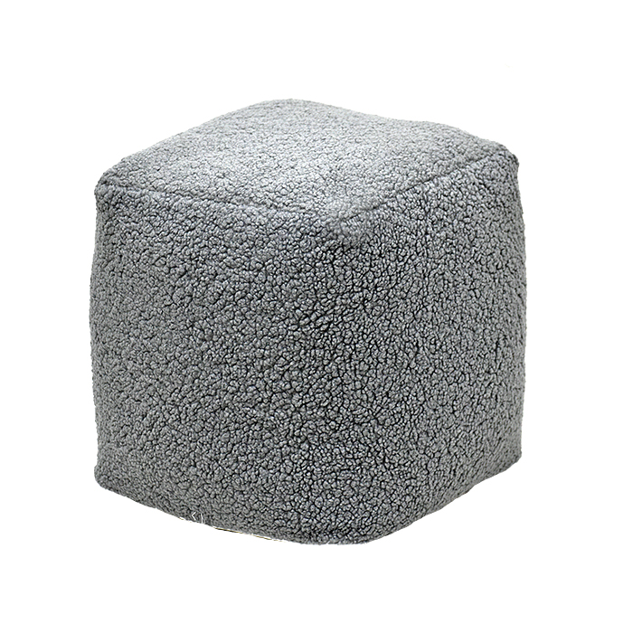 POUFF CUADRADO GRIS 2024 - 1