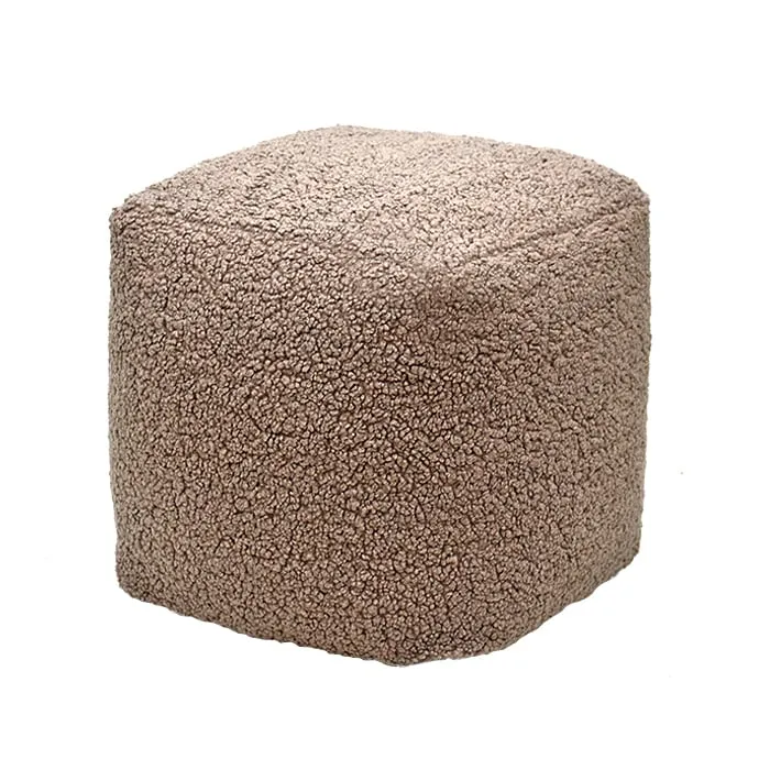 POUFF CUADRADO CAFE  2024 - 2