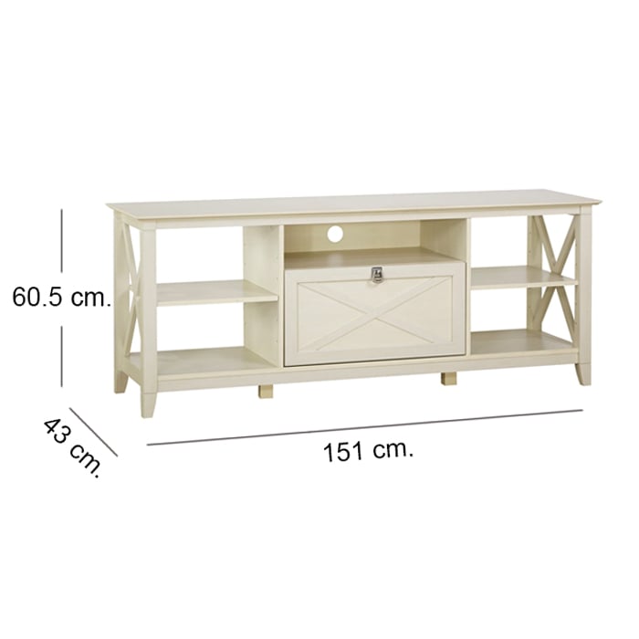 RACK ANTIQUE WHITE 152 MT. - 4