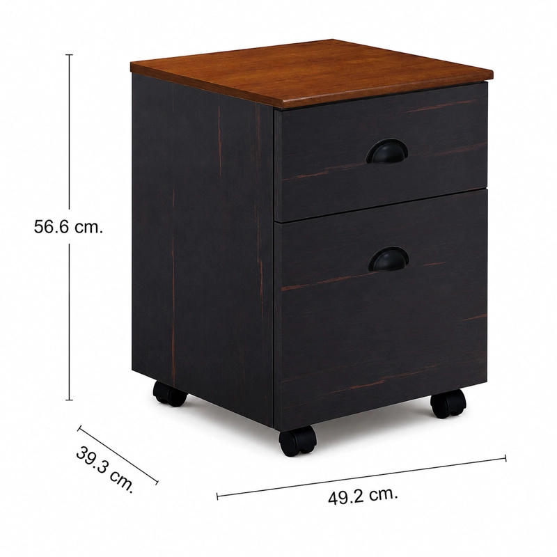 CAJONERA MOVIL ANTI/BLACK APPLE WOOD DRAG - 4
