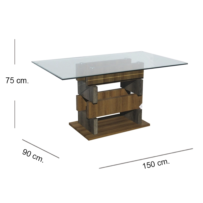 MESA COMEDOR DURMIENTES - 7