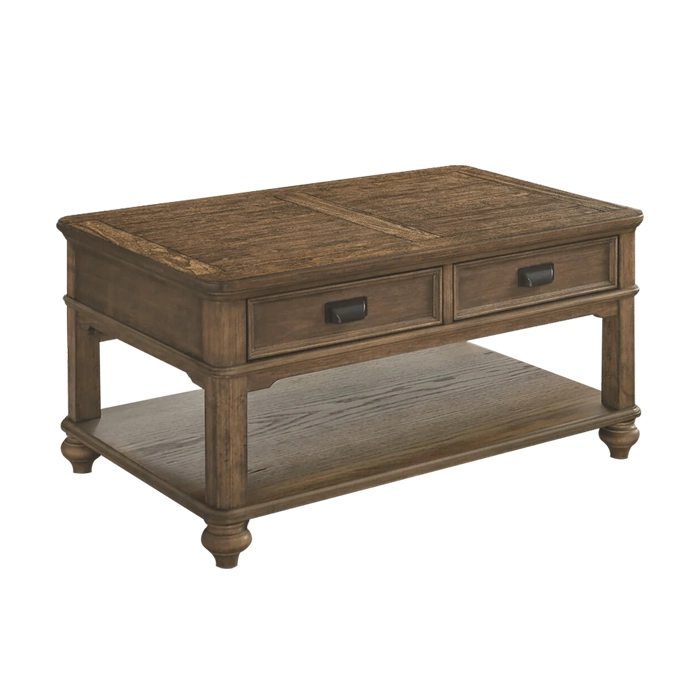MESA DE CENTRO FLYNTER ANTIQUE BROWN - 2