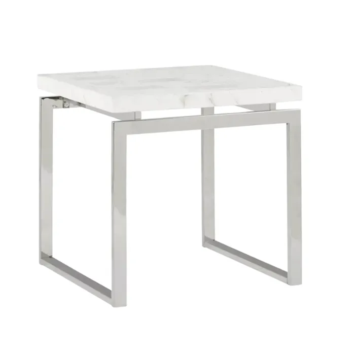 MESA LATERAL MARMOL WHITE - 3