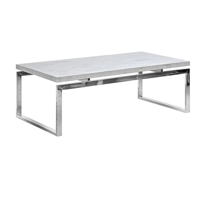 MESA CENTRO RECTANGULAR MARMOL WHITE - 3