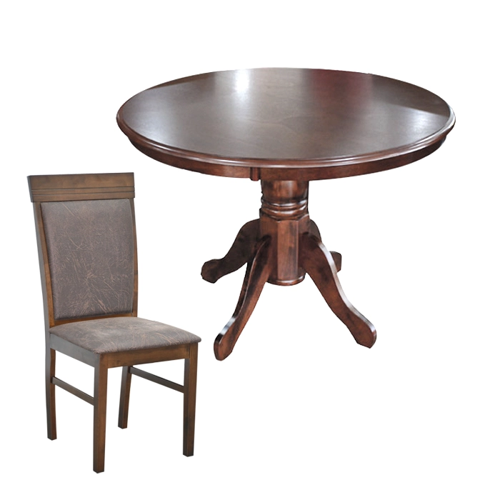 JUEGO DE COMEDOR FLORENCIA 4 SILLAS FLORENCIA OLD LEATHER (4 PUESTOS) - 4