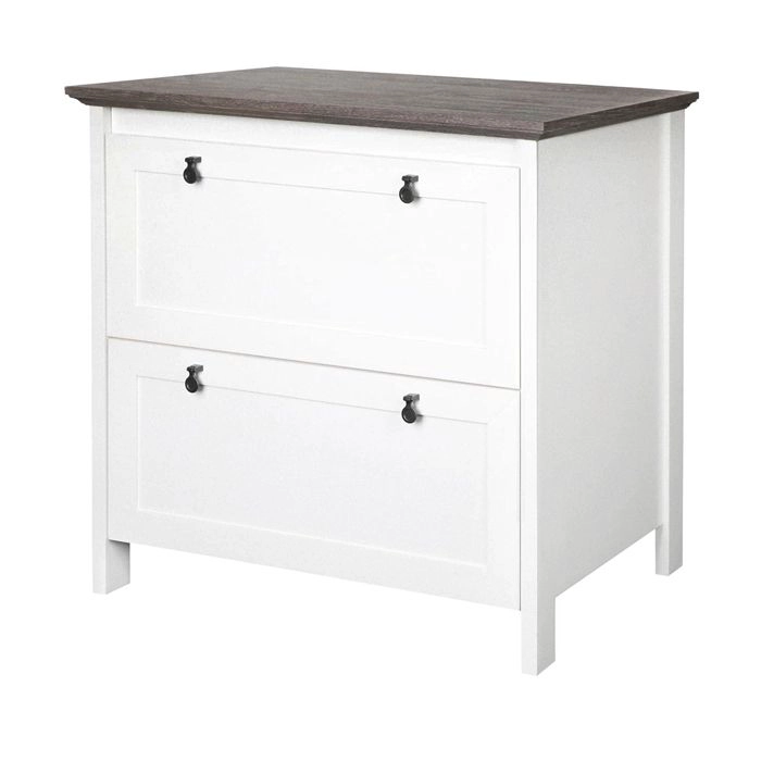 CAJONERA COMODA KARDEX WHITE GRAY OAK - 2