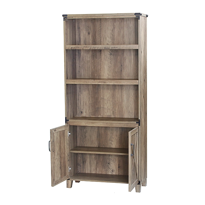 ESTANTE VITRINA RUSTIC 1.7 MT. OAK - 5