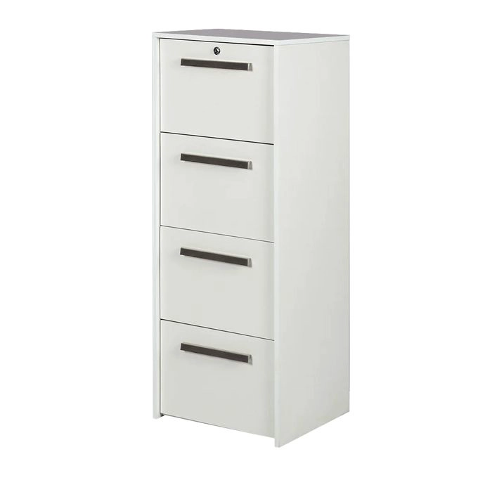 KARDEX 4 CAJONES WHITE WOOD GRAIN - 3