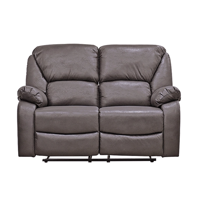 SOFA RECLINABLE 2 CUERPO FRANKFURT BROWN - 2