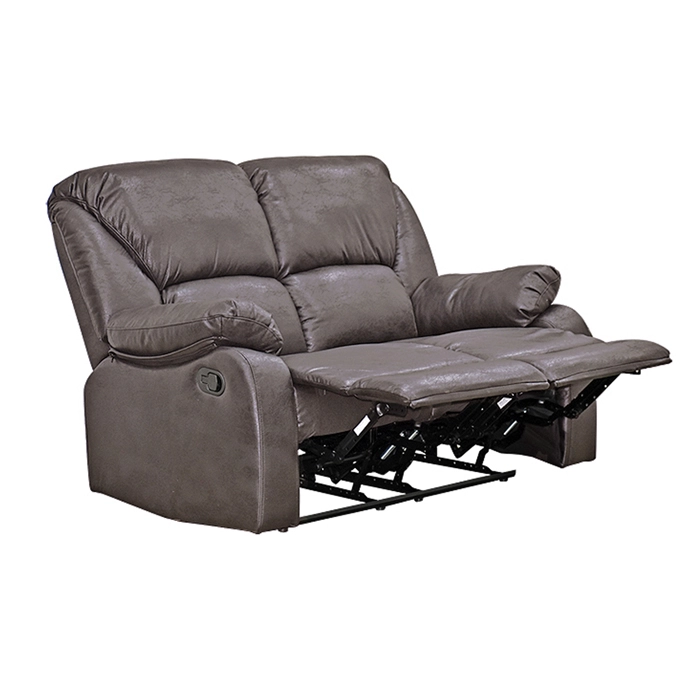 SOFA RECLINABLE 2 CUERPO FRANKFURT BROWN - 3