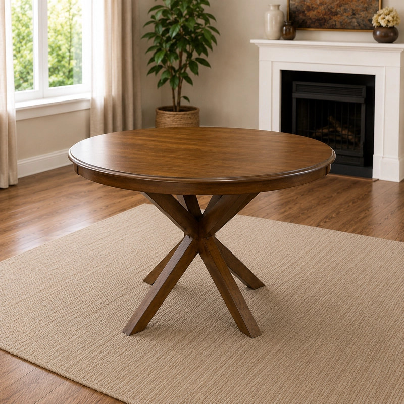 MESA COMEDOR CIRCULAR 120 CM MORELOS - 4