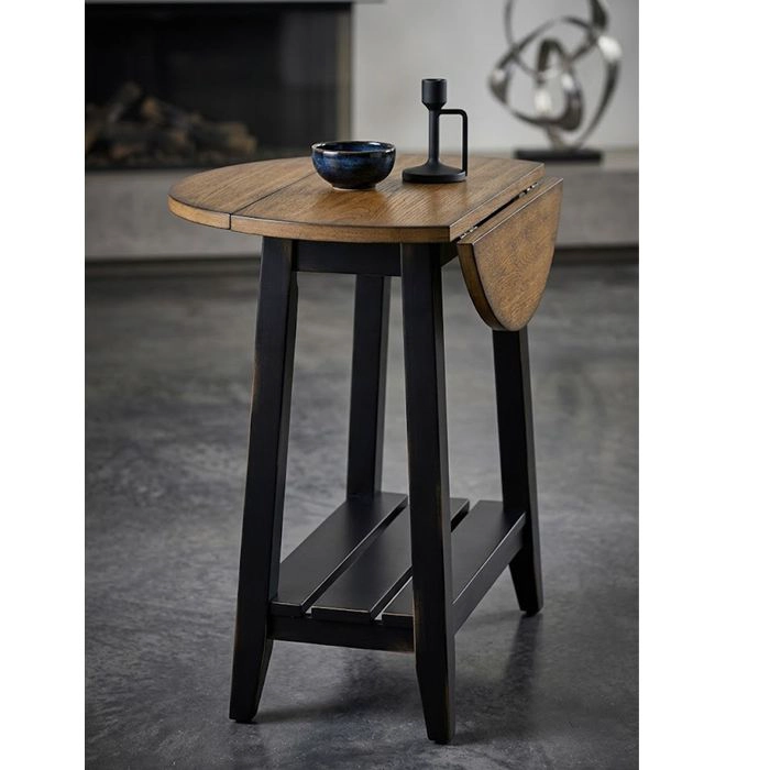 MESA LATERAL AUXILIAR MARIPOSA WALNUT - 1