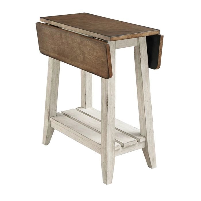 MESA LATERAL AUXILIAR MARIPOSA OLD WHITE - 2