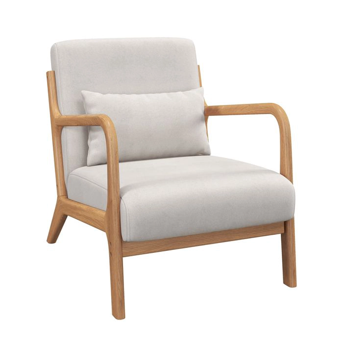 POLTRONAS SITIAL DE ESTILO BEIGE 2 UNIDADES - 3