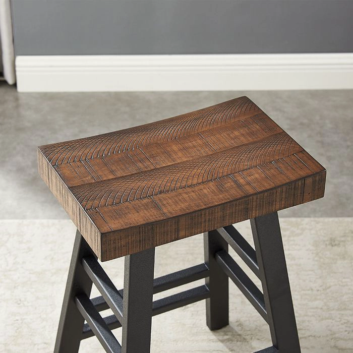 TABURETE WALNUT VERMONT 2 UNIDADES - 2