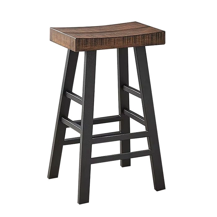 TABURETE WALNUT VERMONT 2 UNIDADES - 3