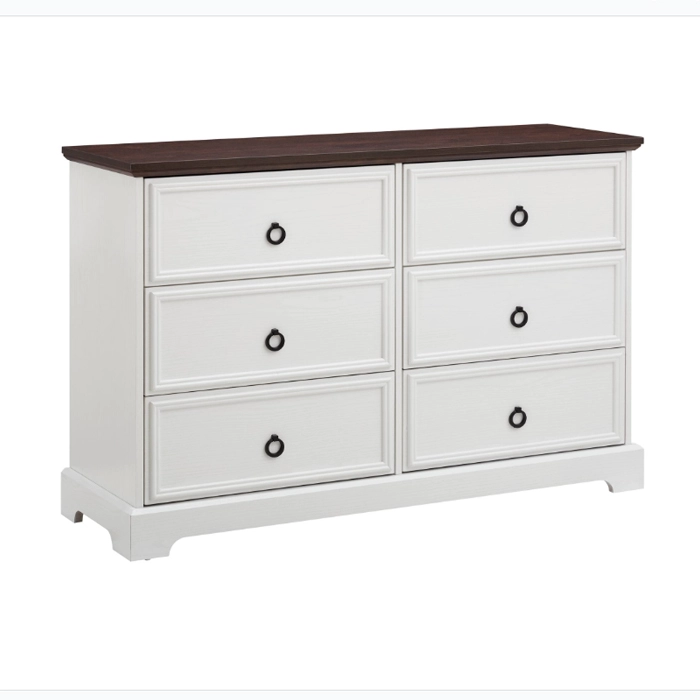 COMODA CAJONERA 6 CAJONES WHITE DRAG - 3