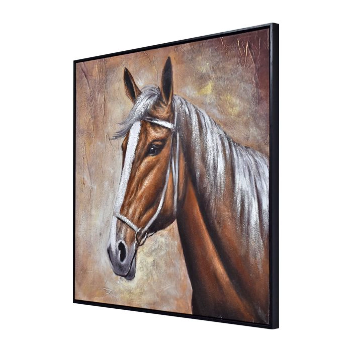 CUADRO CABALLO 100 X 100 CM - 3