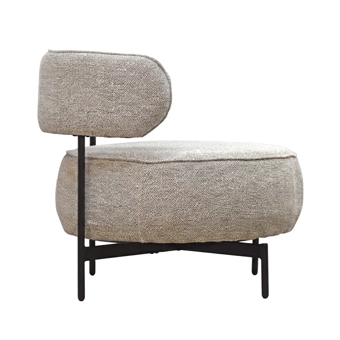 POLTRONA GIRATORIA AIR 1 CUERPO TELA BEIGE - 3