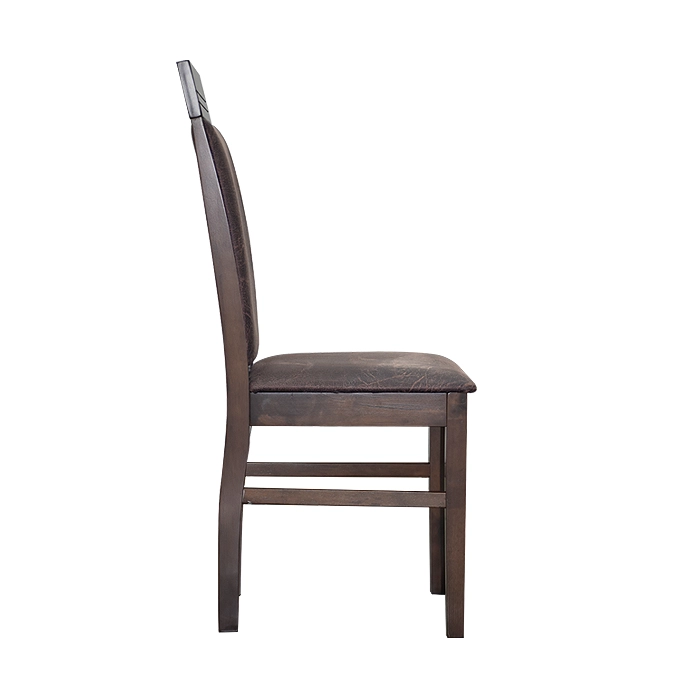 JUEGO DE COMEDOR STONE BROWN 4 SILLAS FLORENCIA OLD LEATHER - 2