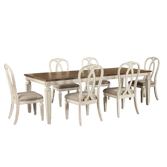 JUEGO DE COMEDOR REALYN 6 SILLAS RESPALDO OVALADO REALYN - 2