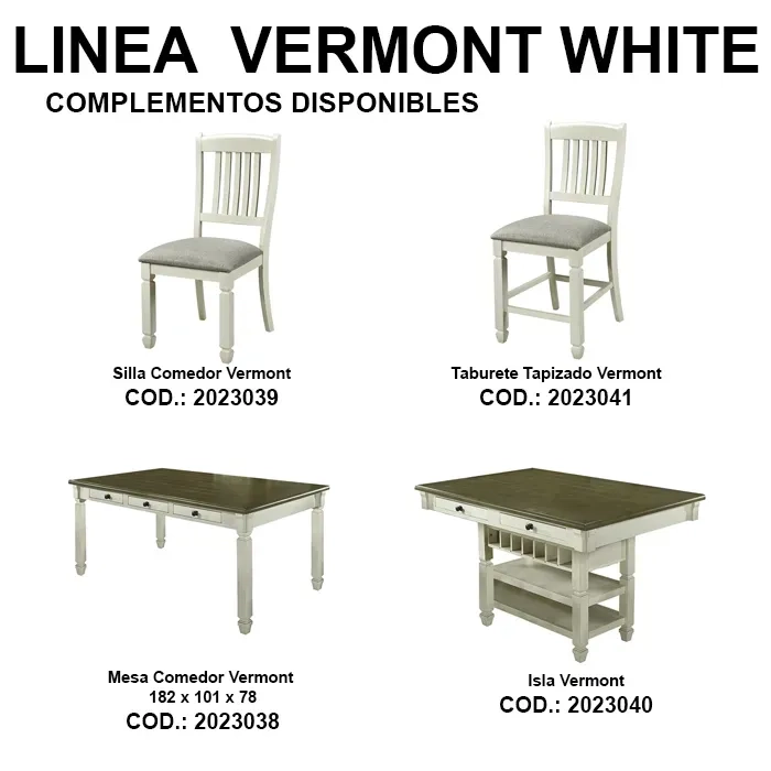 MESA COMEDOR VERMONT (182 X 101 X 78) - 3