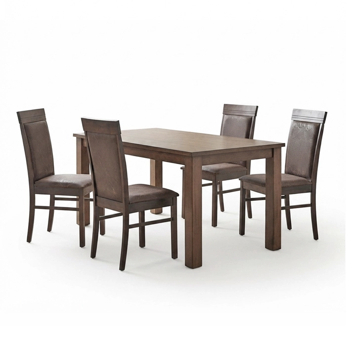 JUEGO DE COMEDOR VICTORIA 4 SILLAS FLORENCIA OLD LEATHER (4 SILLAS) - 3