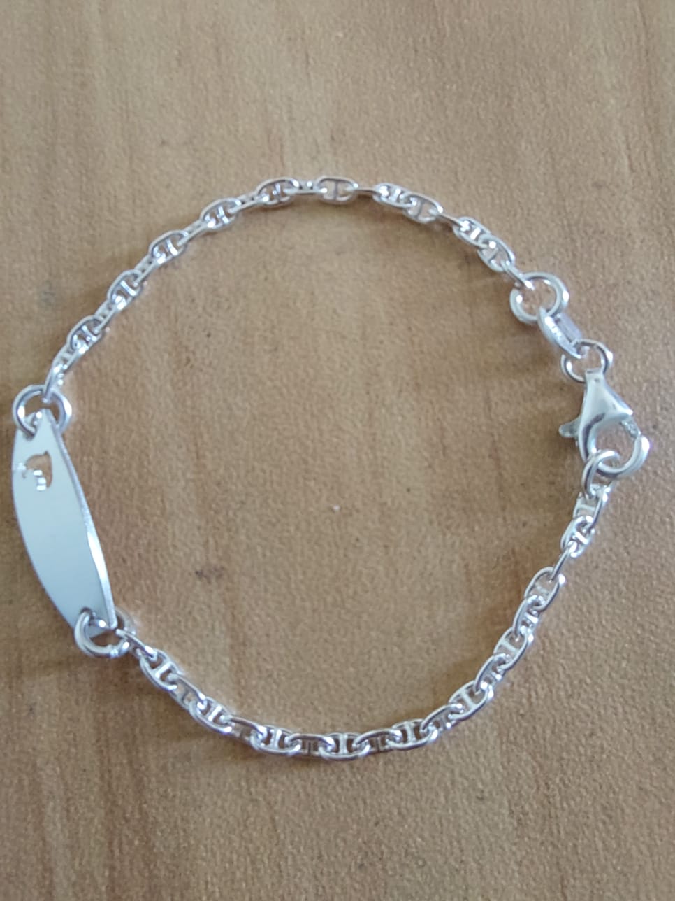 PULSERA, PIOCHA, ESCLAVA UNISEX PARA NIÑ@S ELABORADA EN PLATA 925 - 2