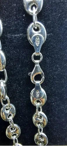 PULSERA ANCLA EN PLATA ITALIANA 925 - 2