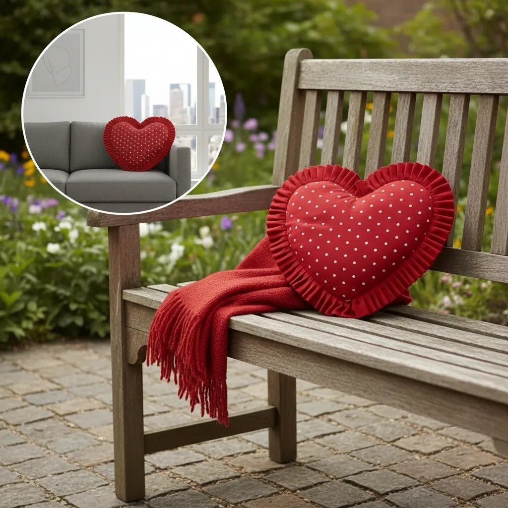 COJIN DECORATIVO CORAZON - 4