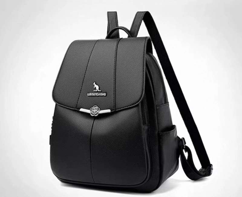 ROSA MOCHILA ANTIRROBO IMPERMEABLE PARA MUJER DE GRAN CAPACIDAD - 3