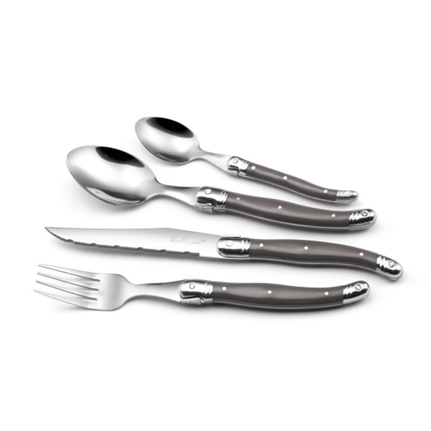 JUEGO CUCHILLERIA POIVRE TRADITION LAGUIOLE, 6 PERSONAS, 24 PZ - 2