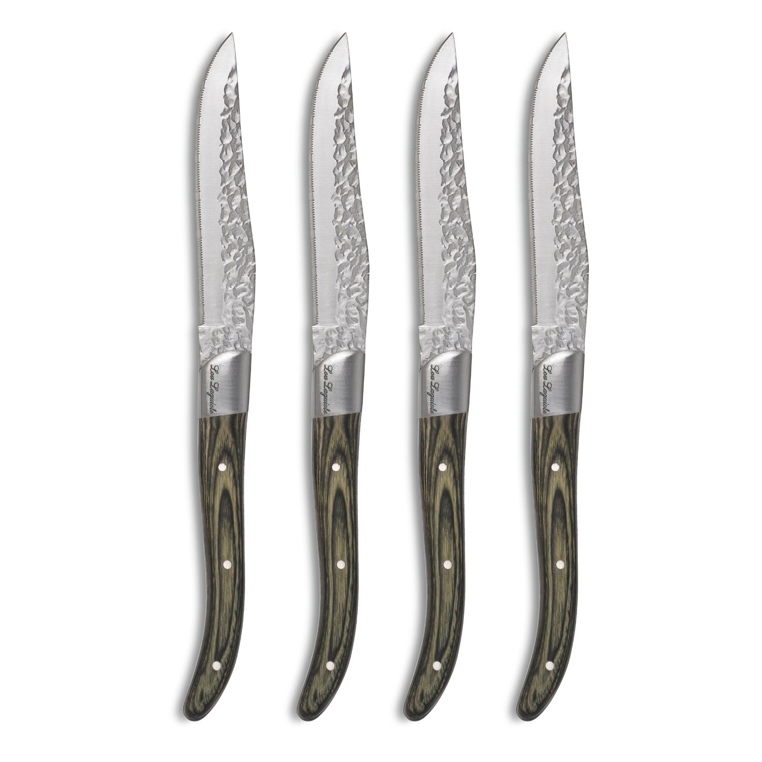 SET 4 CUCHILLOS CARNE VOLCANO LAGUIOLE, CAJA MADERA - 1