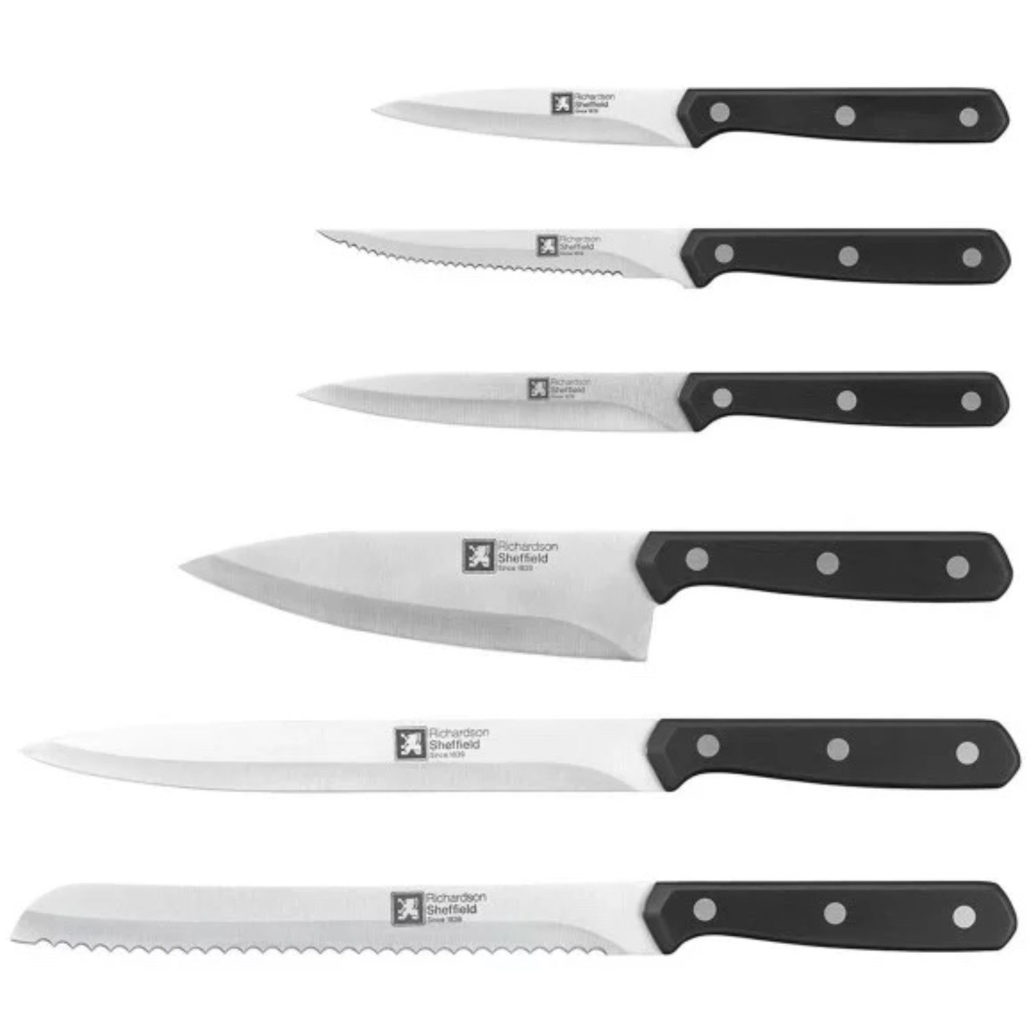 SET 6 CUCHILLLOS CUCINA RICHARDSON SHEFFIELD EN TACO, 7 PZ - 2