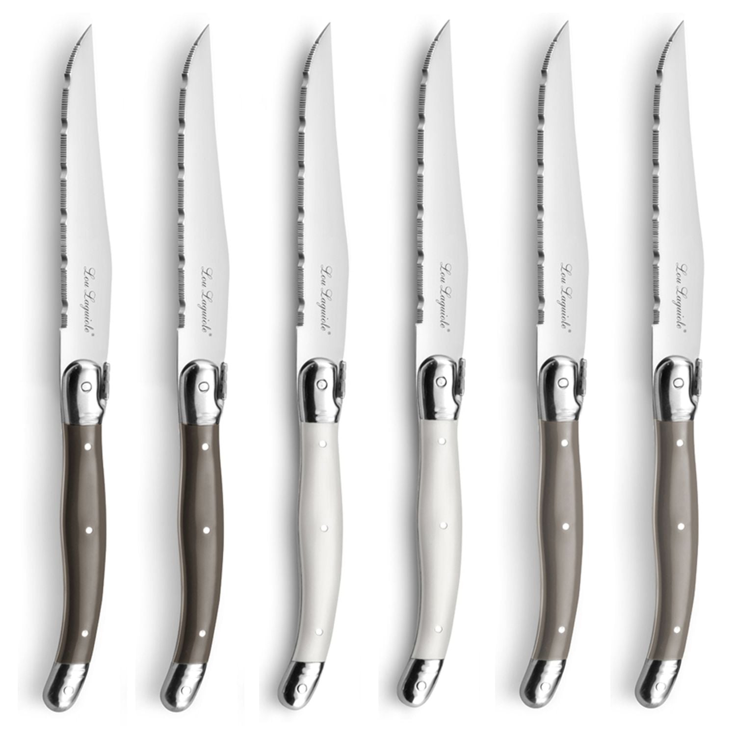 SET 6 CUCHILLOS CARNE TRADITION LOU LAGUIOLE CAJA MADERA - 1