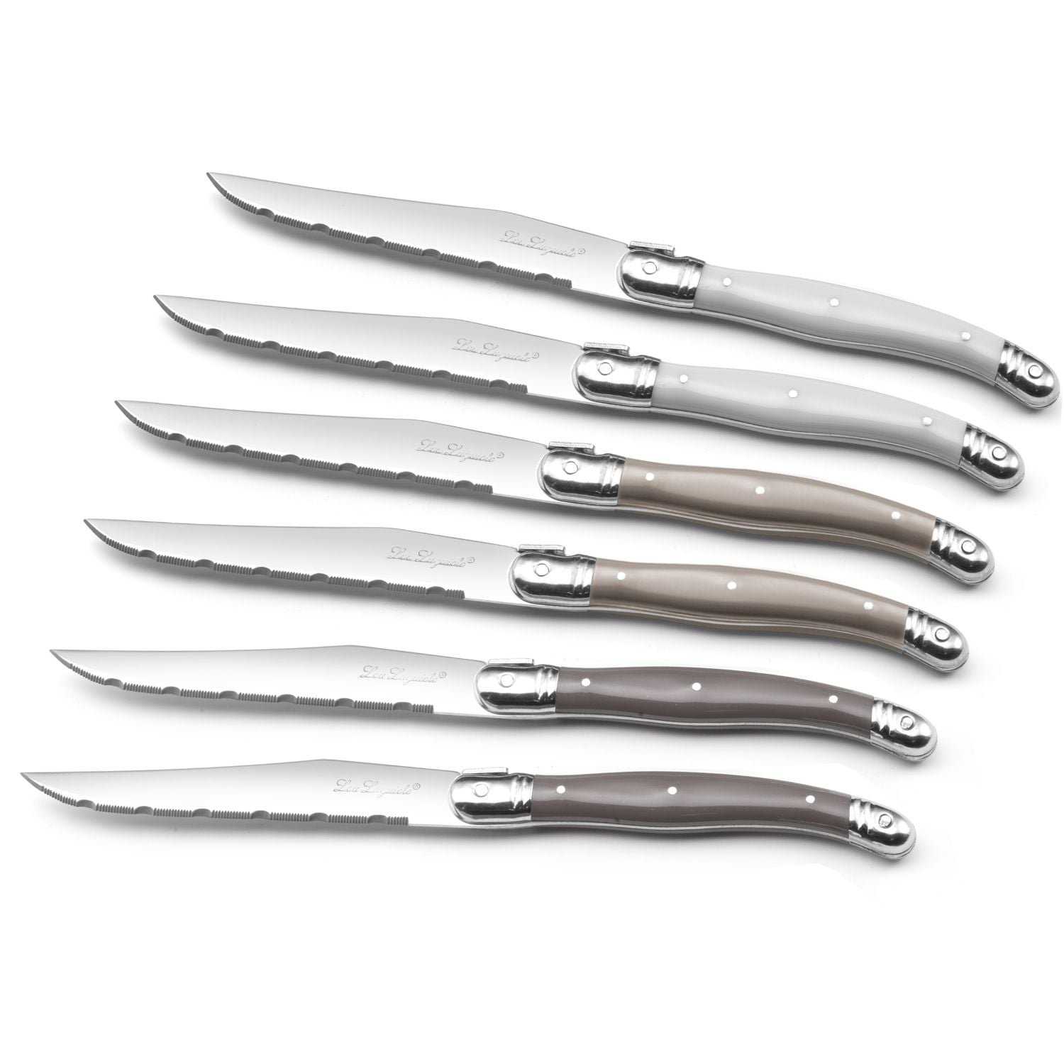 SET 6 CUCHILLOS CARNE TRADITION LOU LAGUIOLE CAJA MADERA - 3