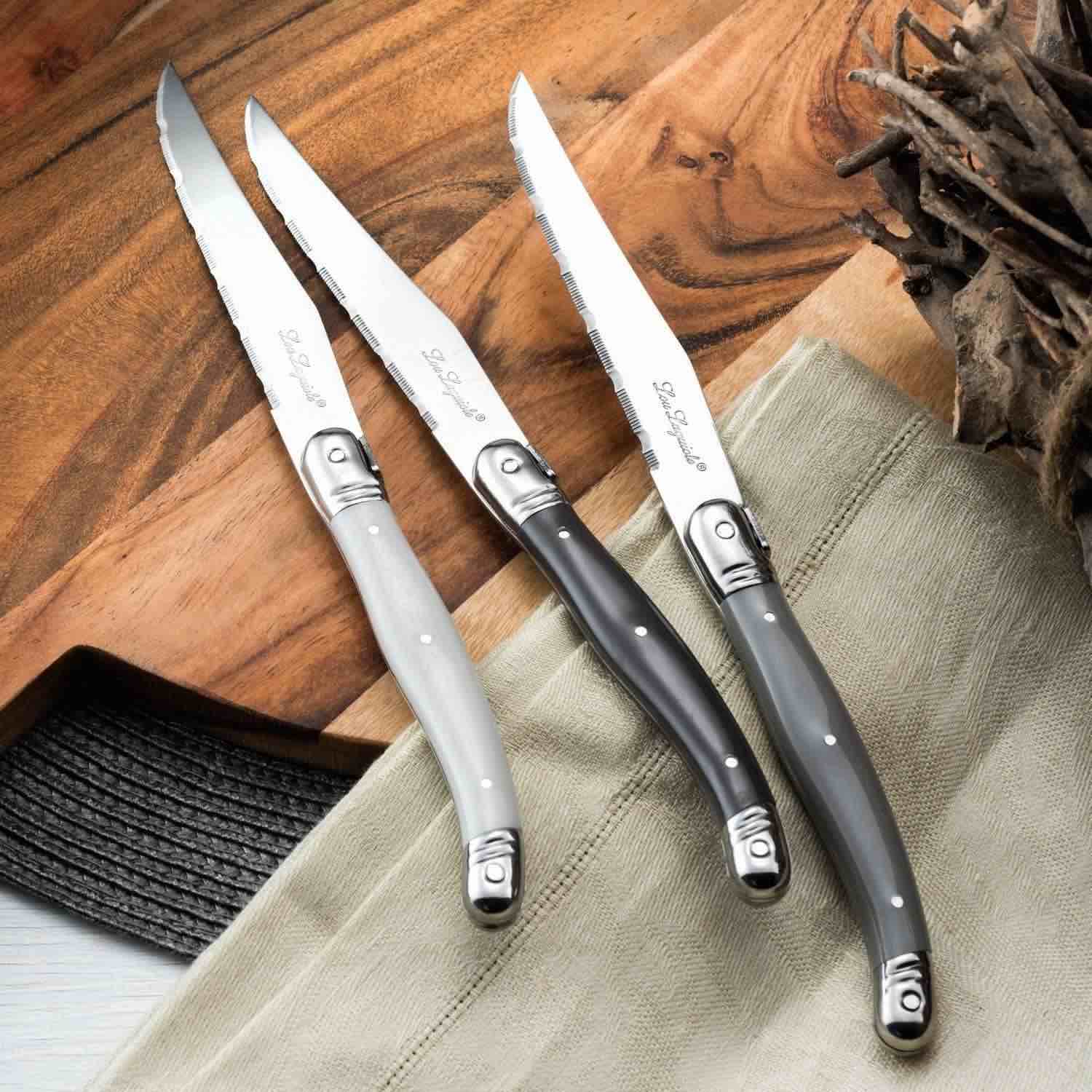 SET 6 CUCHILLOS CARNE TRADITION LOU LAGUIOLE CAJA MADERA - 4