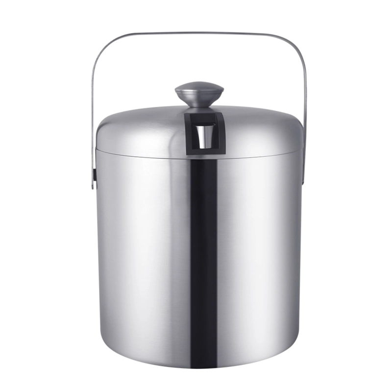 HIELERA ACERO INOXIDABLE TERMICA TAPA CON PINZAS, 3000 ML - 4