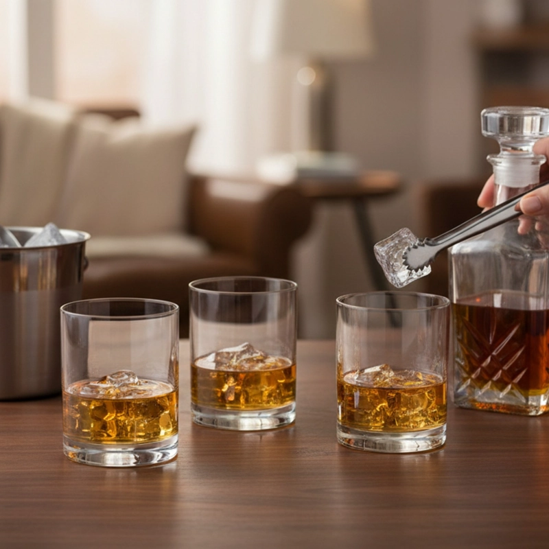 SET 4 VASOS BAJOS FIRENZE BOHEMIA, 320 ML - 3