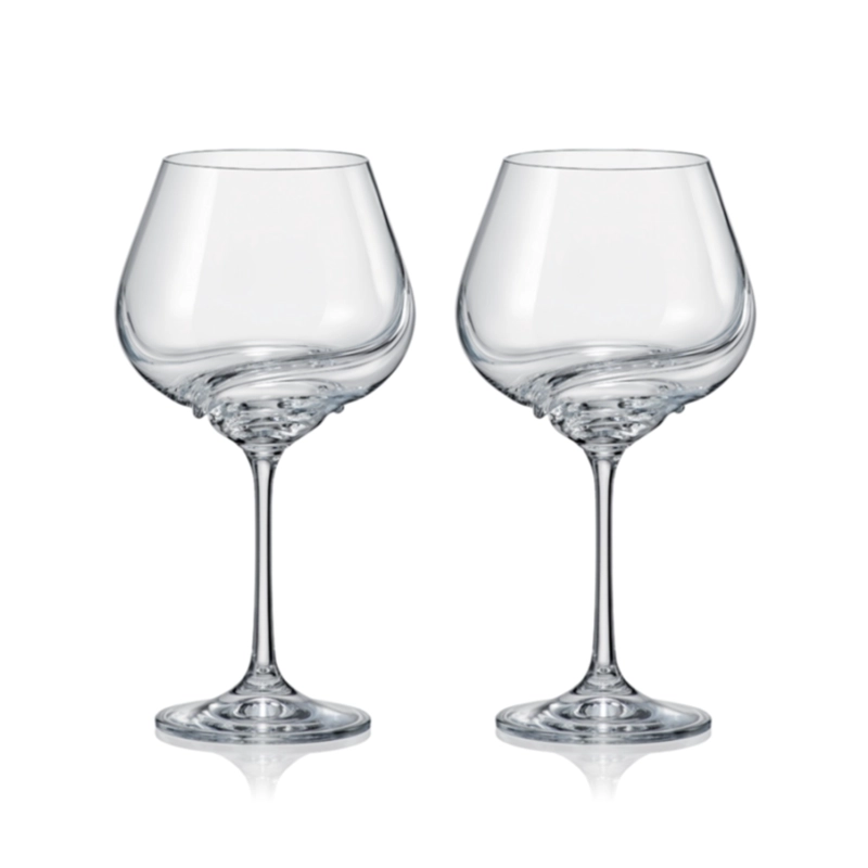 SET 2 COPAS VINO BALON TURBULENCE BOHEMIA, 570 ML - 2
