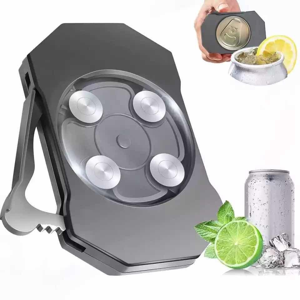Abrelatas Manual Para Latas De Bebida | Pack De 12 Unidades, 6 Colores, Plástico, Tapón Protector
