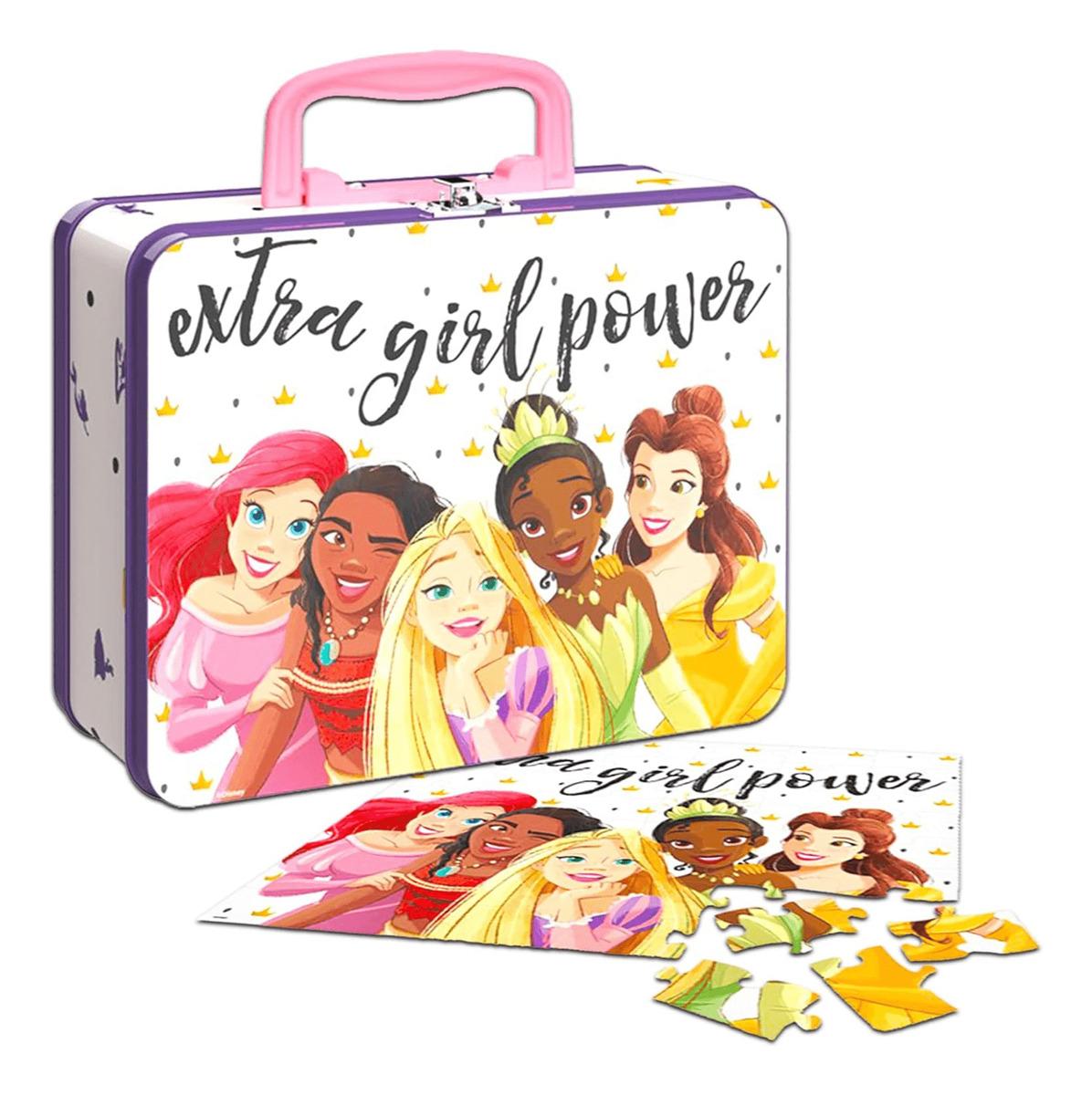 ROMPECABEZAS PRINCESAS DISNEY 48 PIEZAS EN CAJA METALICA