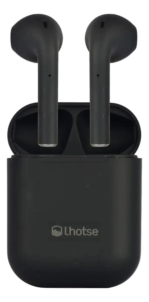 AUDIFONOS INALAMBRICOS BLUETOOTH CARGA RAPIDA NEGRO - 1