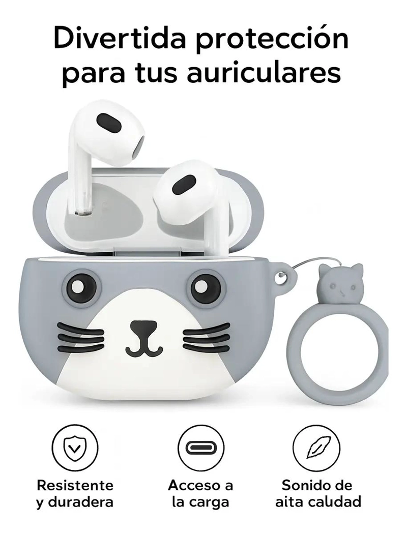 AUDIFONOS INALAMBRICOS PARA NIÑOS BLUETOOTH GATO - 3