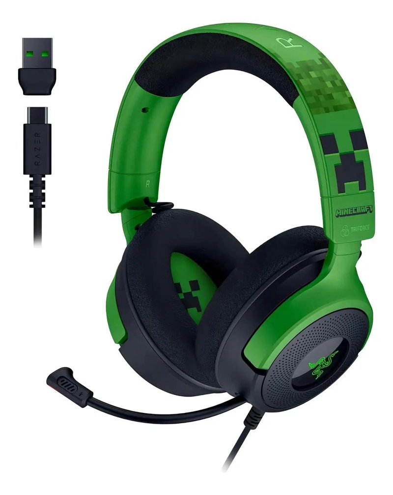 AUDIFONOS GAMER KRAKEN V4 X MINECRAFT EDICION - 1
