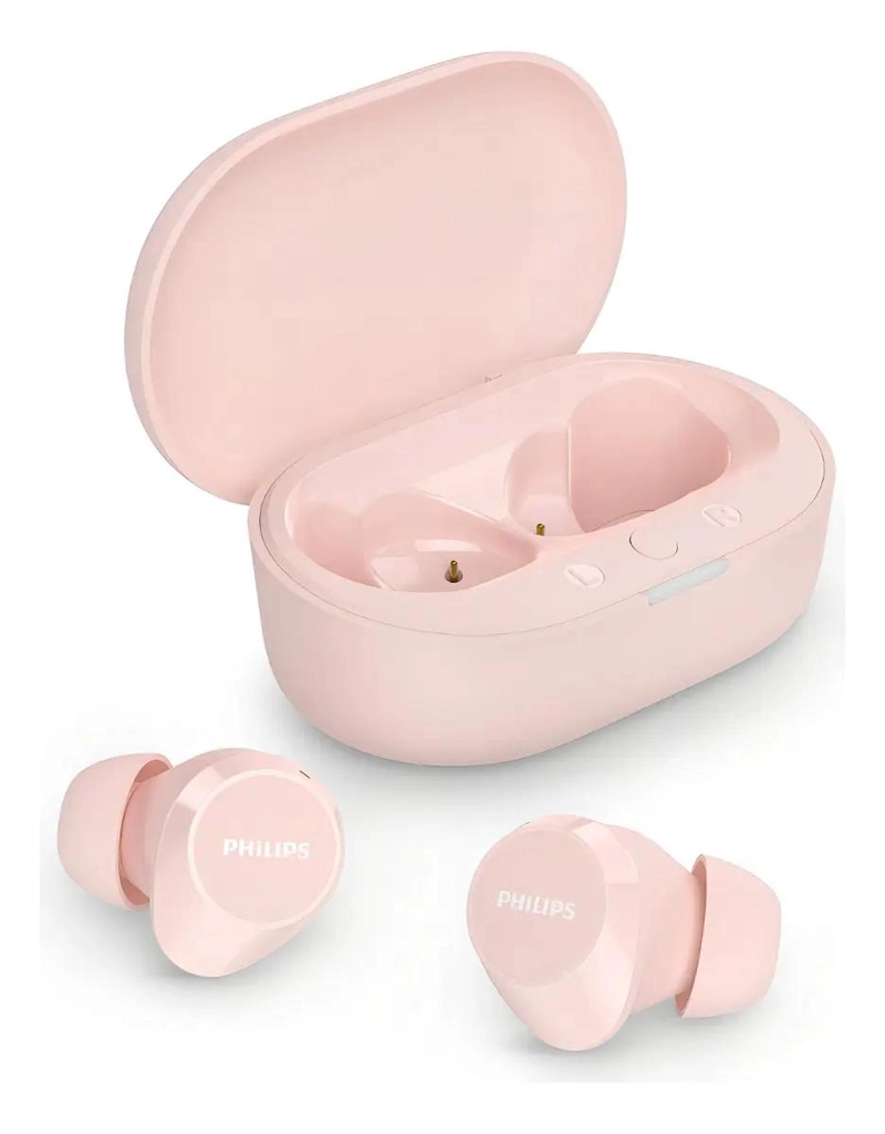 AUDIFONOS TRUE WIRELESS BLUETOOTH COLOR ROSA - 1