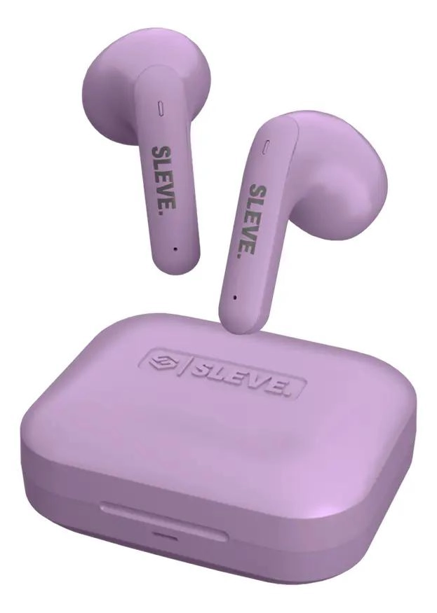 AUDIFONOS INALAMBRICOS BLUETOOTH COLOR VIOLETA - 1
